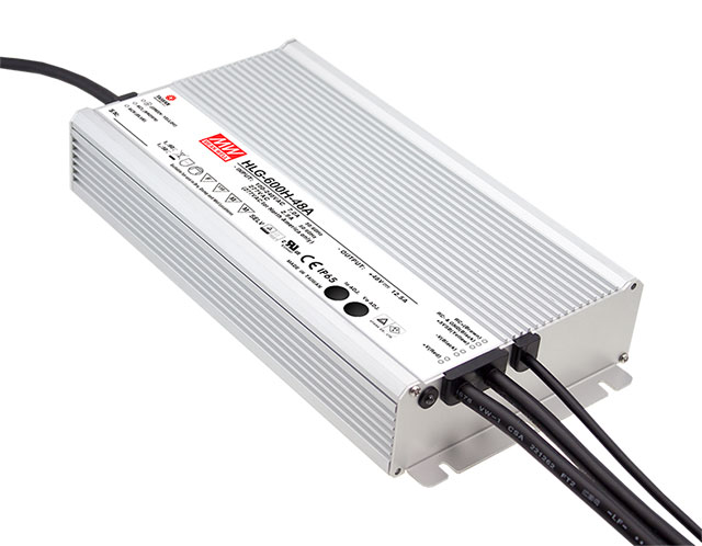 明纬新产品发布:HLG-600H高性价比防水电源